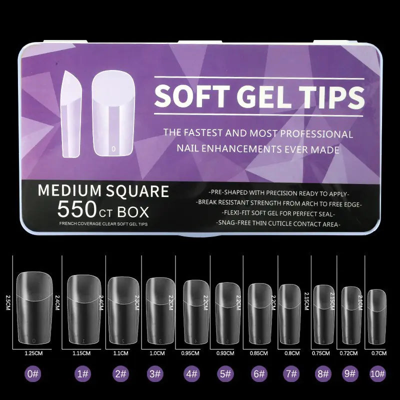 Amazon Bestselling Nail Tips - 550 Matte Almond Shape