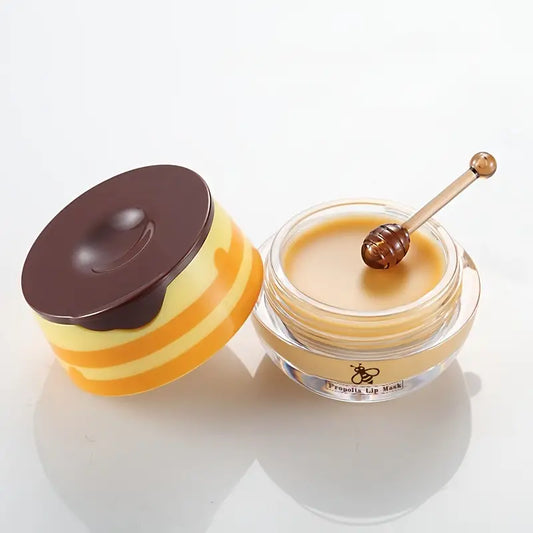 Bee Balm Honey Pot Lip Balm for Hydration and Smoothing