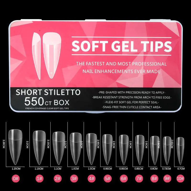 Amazon Bestselling Nail Tips - 550 Matte Almond Shape